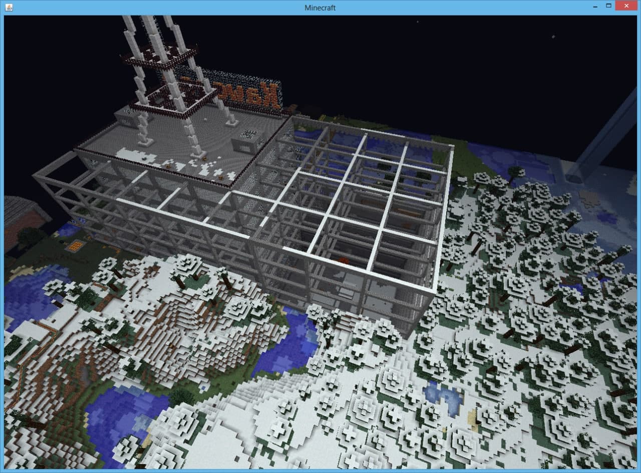 Кавушкорп в процессе расширения